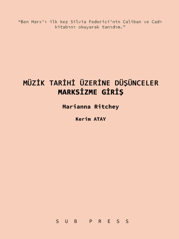 müzik tarihi üzerine düşünceler: marksizme giriş